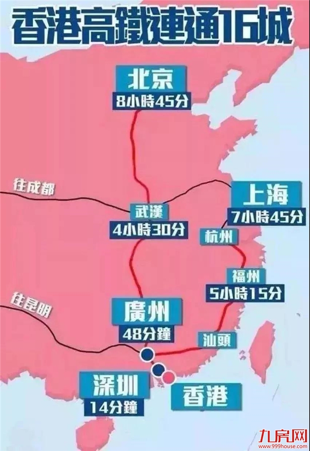 重磅！下个月，漳州人可坐高铁到香港！乘车流程发布！——九房网