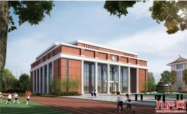 红砖红瓦闽南风 蓝田开发区第二实验小学渐露真容——九房网