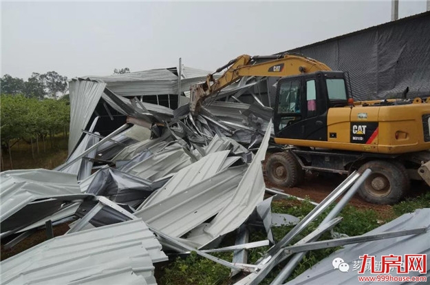 严抓狠治！芗城区天宝镇拆除违建5000平方米！——九房网