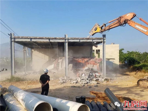 严抓狠治！芗城区天宝镇拆除违建5000平方米！——九房网