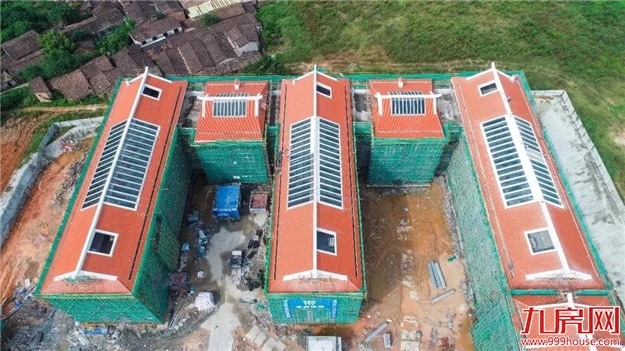 红砖红瓦闽南风 蓝田开发区第二实验小学渐露真容——九房网