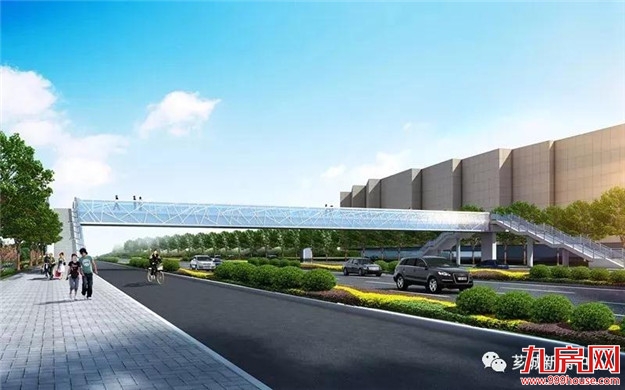 【开建啦】说好的过街天桥开建啦！！——九房网