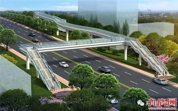 【开建啦】说好的过街天桥开建啦！！——九房网