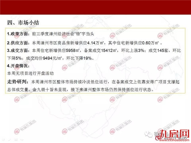 有巢氏楼市周报-漳州（2018.10.29-11.4）——九房网