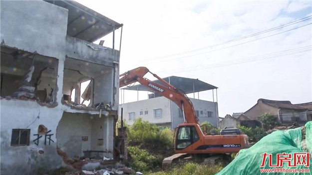 蓝田镇全面完成建元东路征迁工作——九房网