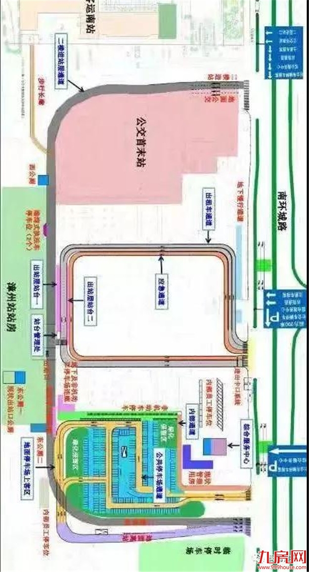 漳州动车站提升改造完成啦！新增270个机动车位——九房网