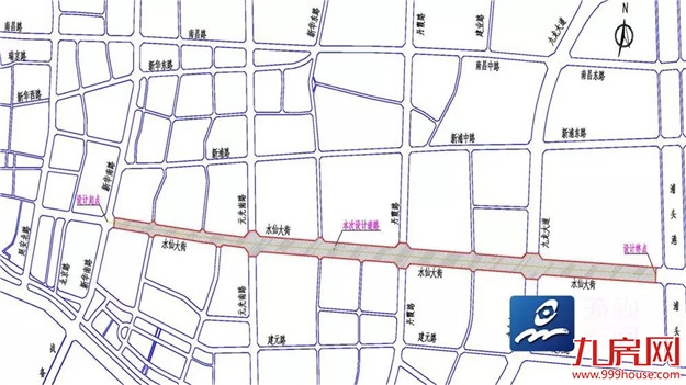 独家探班 | 水仙大街:改造转入北半幅,将设休闲绿道——九房网 独家探班 | 水仙大街:改造转入北半幅,将设休闲绿道——九房网