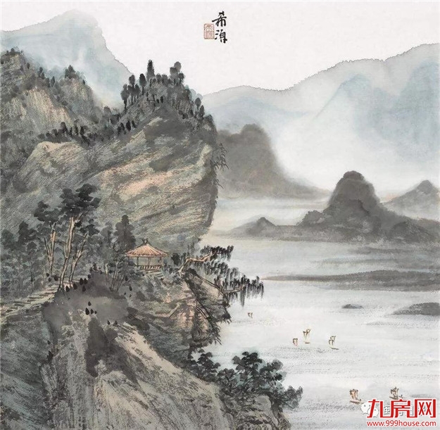 漳籍书画家董希源艺术作品展在上海开幕——九房网 漳籍书画家董希源艺术作品展在上海开幕——九房网