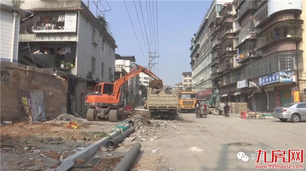 菜市路改造提升工程进入道路施工阶段——九房网