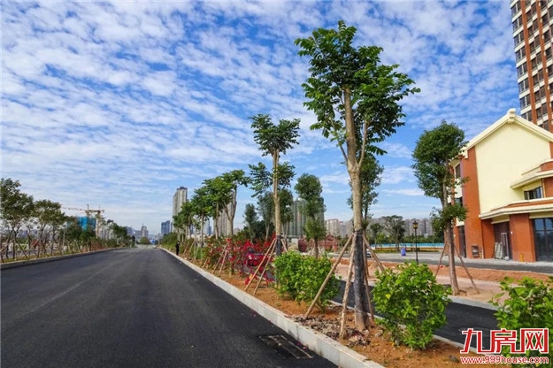 建元东路这个路段下月中旬就可以通车啦！沿途太美......——九房网