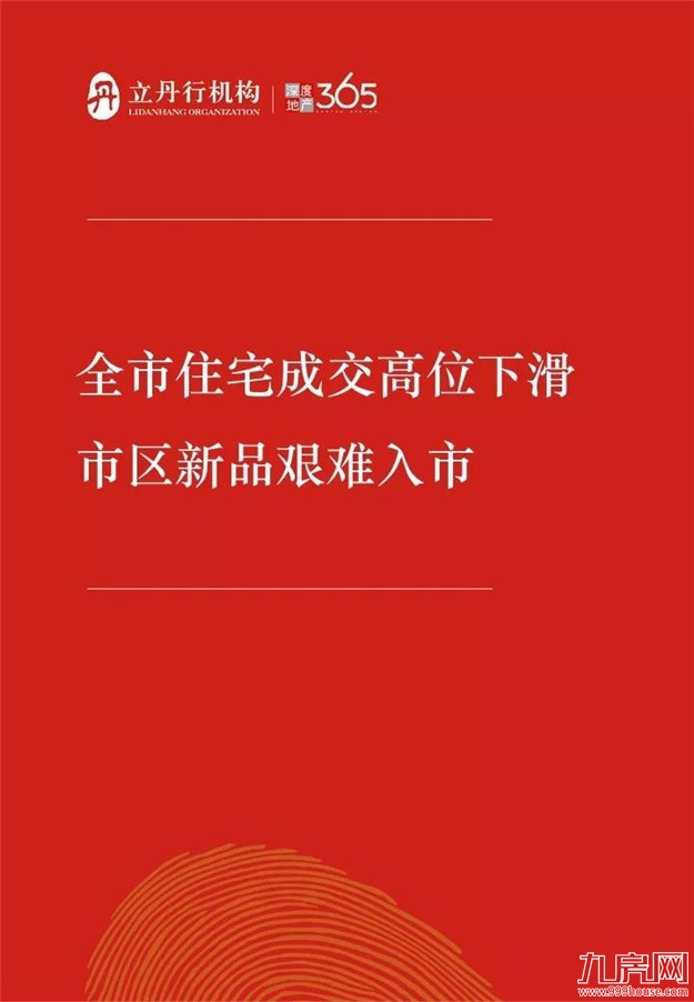 漳州上周住宅成交量高位下滑 整体均价9335元/㎡——九房网