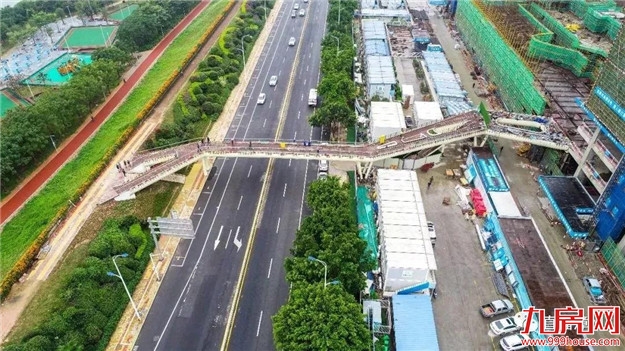 碧湖城市广场人行天桥即将通行啦！——九房网