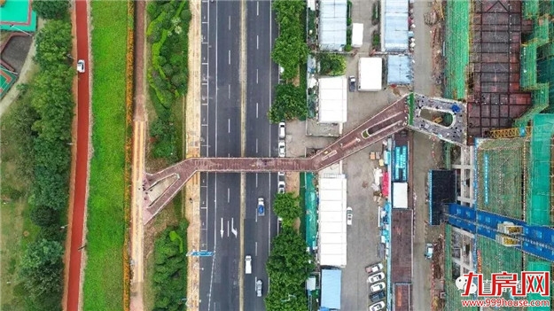 碧湖城市广场人行天桥即将通行啦！——九房网