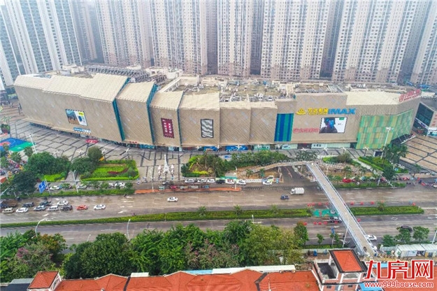 龙文又一座人行天桥即将完工！万达逛街太方便——九房网