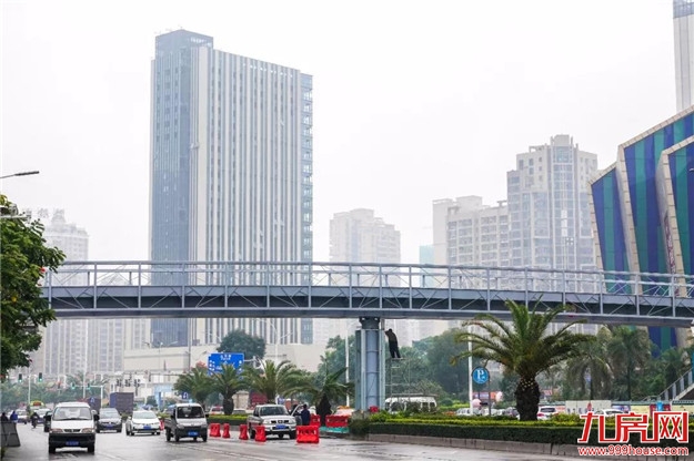 龙文又一座人行天桥即将完工！万达逛街太方便——九房网