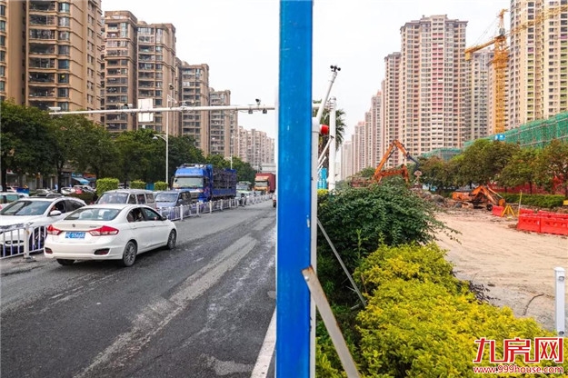 龙文北路东侧预计今年七月可通车!——九房网 龙文北路东侧预计今年七月可通车!——九房网
