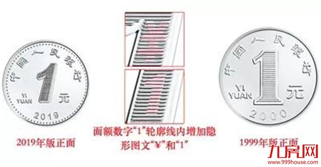 2019年版第五套人民币将发行!5角硬币变白——九房网 2019年版第五套人民币将发行!5角硬币变白——九房网