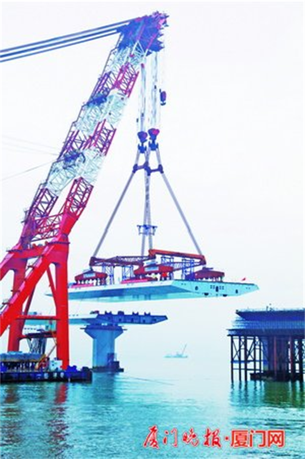 翔安侧预制构件安装作业完成 为明年春节前全线通车创造条件——九房网 翔安侧预制构件安装作业完成 为明年春节前全线通车创造条件——九房网